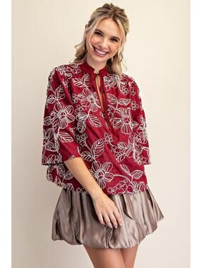 Anflo Embroidered Top